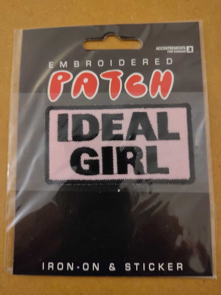 Image of IDEAL GIRL Embroidered Iron on Patch