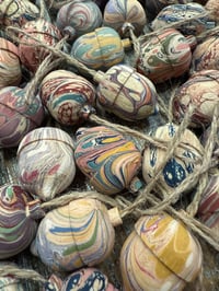 Image 9 of ACORNS - 'Lucky Dip' style Hand Marbled Wooden Acorns 