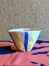 Image 5 of BRADERIE : coupelles en céramique "bleues et jaunes"
