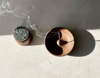 Image 1 of Match striker + incense holder set, in Rust