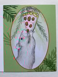 Image 3 of Pizza Rat Holiday Card