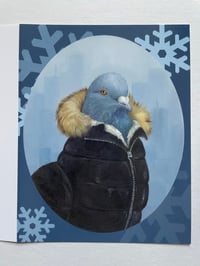 Image 3 of Puffy Coat Pigeon Card