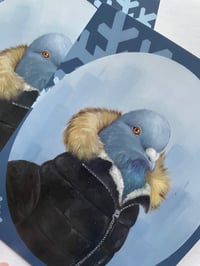Image 4 of Puffy Coat Pigeon Card