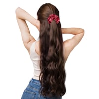 Image 4 of Red Grass Hair Scrunchie