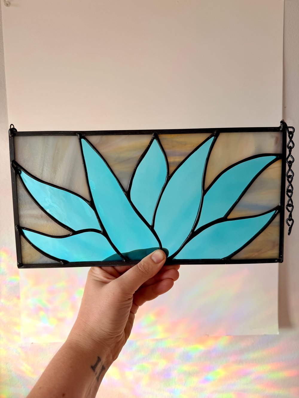 Image of Agave Waterglass Panel