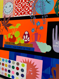 Image 4 of "The Curve of Time and Felix Forgetful with Japanese Maple and Seashell" by Mary Finlayson