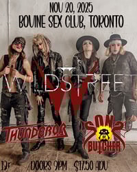 Nov 20th - Wildstreet + Thunderor + Sons Of Butcher @ Bovine, Toronto