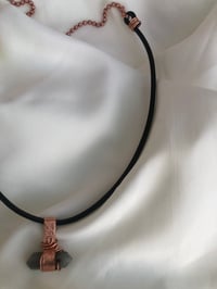 Image 2 of Labradorite & Copper Talisman Pendant – “Pathlighter” 