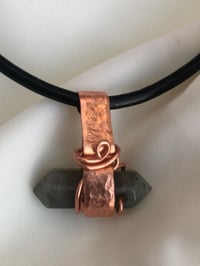 Image 4 of Labradorite & Copper Talisman Pendant – “Pathlighter” 