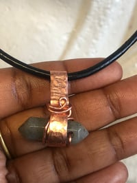 Image 5 of Labradorite & Copper Talisman Pendant – “Pathlighter” 