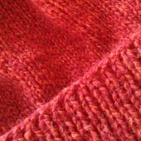 Image 2 of Red handknitted Beanie