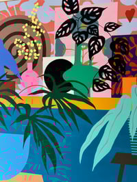 Image 2 of "Flowers on the Wall" by Mary Finlayson