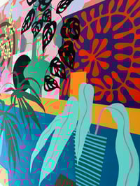 Image 4 of "Flowers on the Wall" by Mary Finlayson