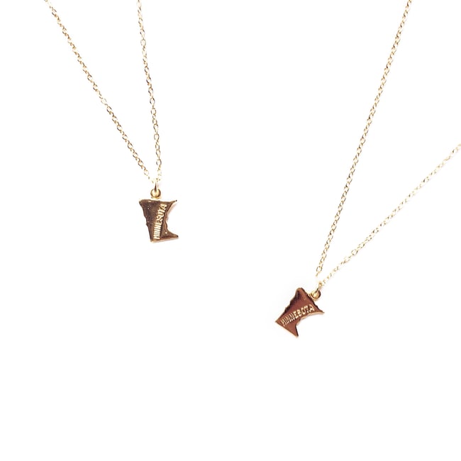 Minnesota State Necklace 
