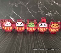 Image 2 of Nekomame Daruma Acrylic Stands
