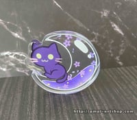 Image 1 of Moon Cat Rocking Acrylic Stand