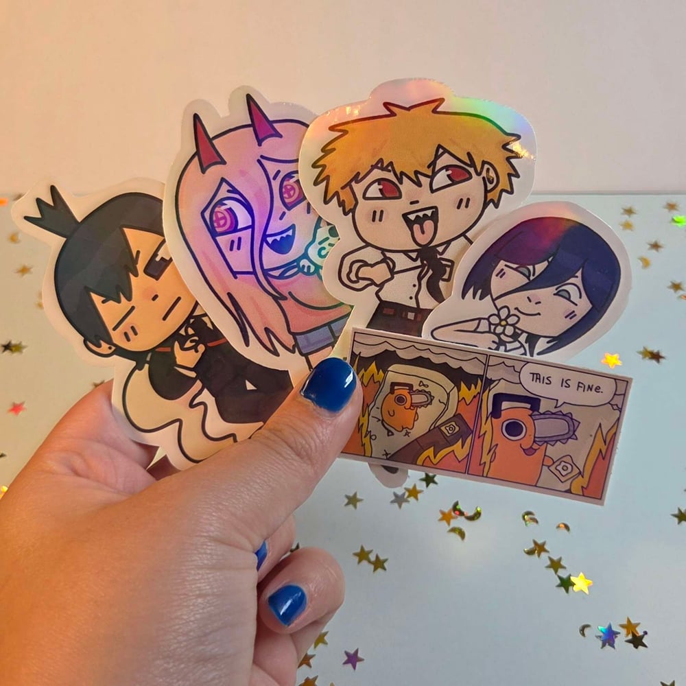 Image of Saw Man Stickers