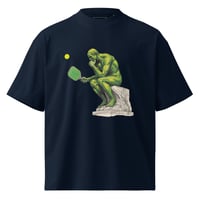 Image 1 of Pickleball "The Dinker" by PoppyDink™ Unisex organic oversized high neck t-shirt