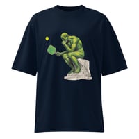 Image 2 of Pickleball "The Dinker" by PoppyDink™ Unisex organic oversized high neck t-shirt