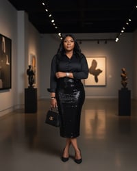 Image 4 of JOY SKIRT (BLACK)