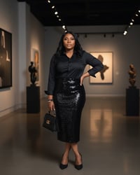 Image 5 of JOY SKIRT (BLACK)