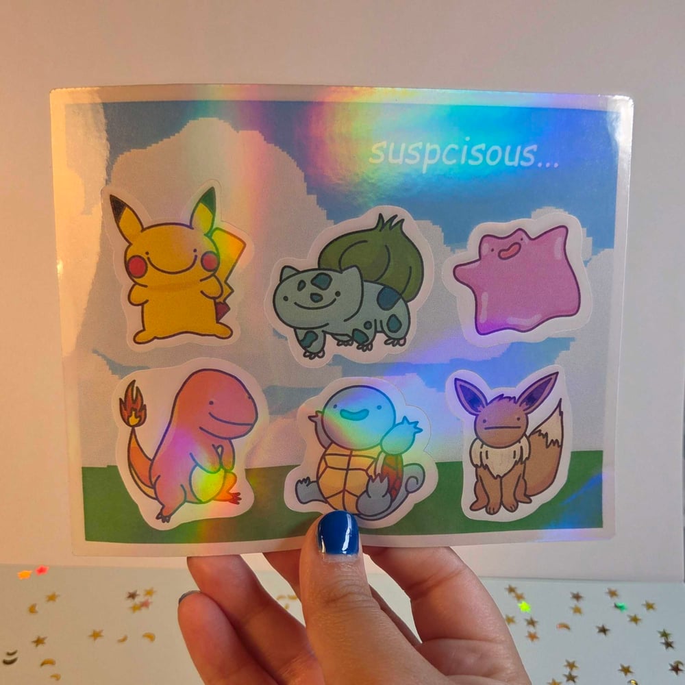 Image of Suspicious Starters Sticker Sheet