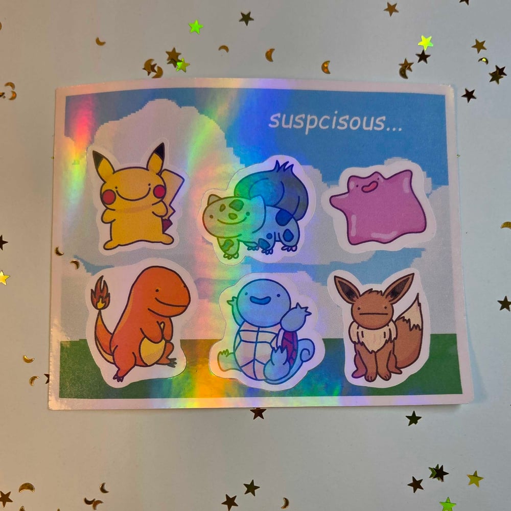 Image of Suspicious Starters Sticker Sheet