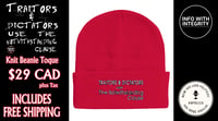 Image 3 of AIA- Traitors & Dictators use The Notwithstanding Clause-Beanie-Toque