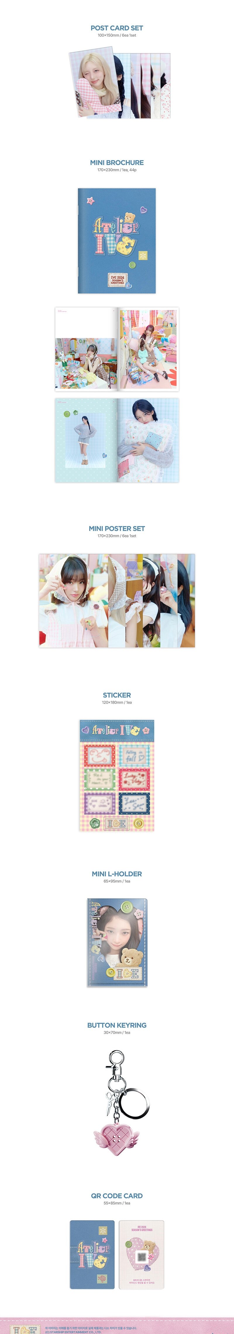 Image of [PRE-ORDER] IVE 2026 Season’s Greetings ‘Atelier IVE’ + Aladin POBs