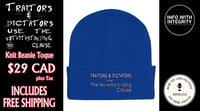 Image 2 of AIA- Traitors & Dictators use The Notwithstanding Clause-Beanie-Toque