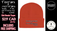Image 4 of AIA- Traitors & Dictators use The Notwithstanding Clause-Beanie-Toque