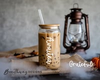 Image 2 of NAME - PERSONALIZED- CAN GLASS SET