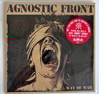 Image 1 of AGNOSTIC FRONT - "Way Of War" 7" Single (Yellow Vinyl) 