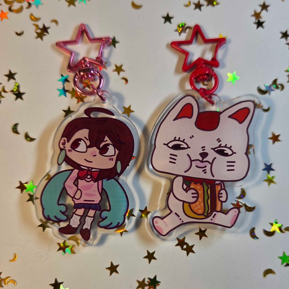 Image of Alien vs Ghosts Keychains