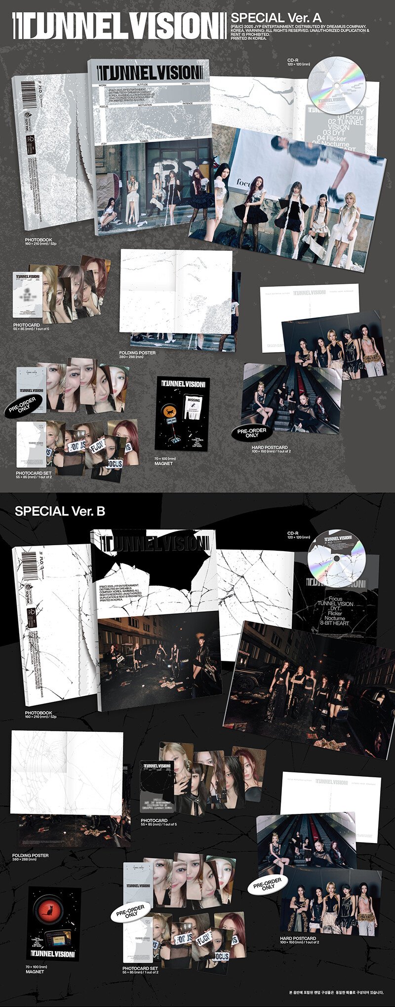 Image of [PRE-ORDER] ITZY Tunnel Vision (Special Ver.)