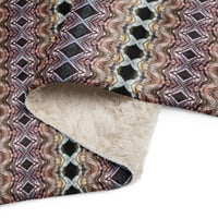 Image 11 of Sherpa Blanket - Bumble Bee