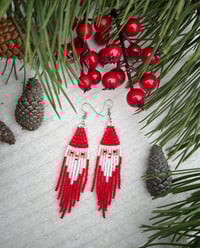 Santa Fringe Earrings