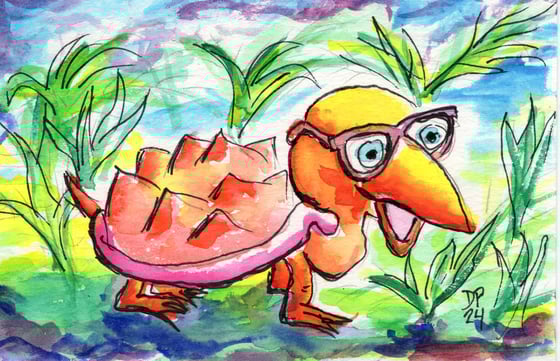 Image of Turtle in the Brush