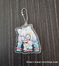 Otaku Neko Mint Keychain