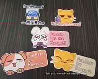 Nekomame Car Bumper Sticker