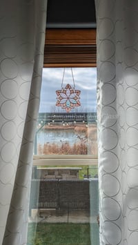 Image 4 of Snowflake 2 - Iridescent with Copper Patina