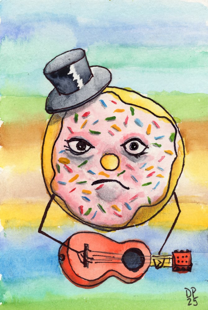 Image of Top Hat Donut Strummer