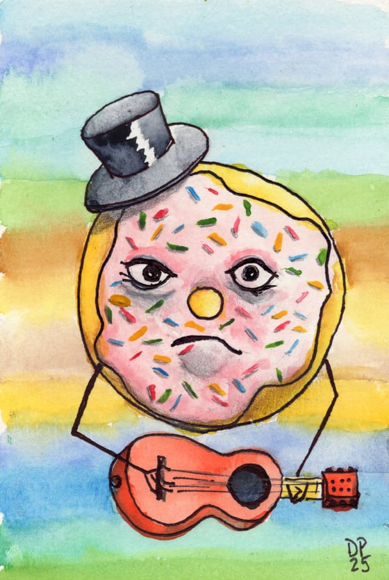 Image of Top Hat Donut Strummer
