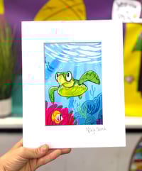 Image 1 of Turtle Serenity Illustration Print