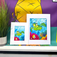 Image 2 of Turtle Serenity Illustration Print
