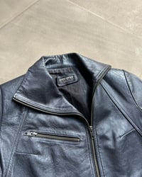Image 5 of GUNMETAL LEATHER JACKET
