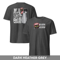 Image 2 of If I Fits, I Sits! Unisex T-Shirt | Front and Back Print 