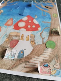 Image 2 of Woodland Town Paper Advent Calendar