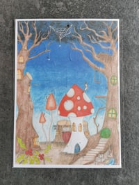 Image 1 of Woodland Town Paper Advent Calendar
