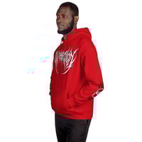 Image 7 of BLEGH NATION RED HOODIE